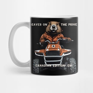 "Quad-Bound Beaver: Canadian Adventure, Eh!" Mug